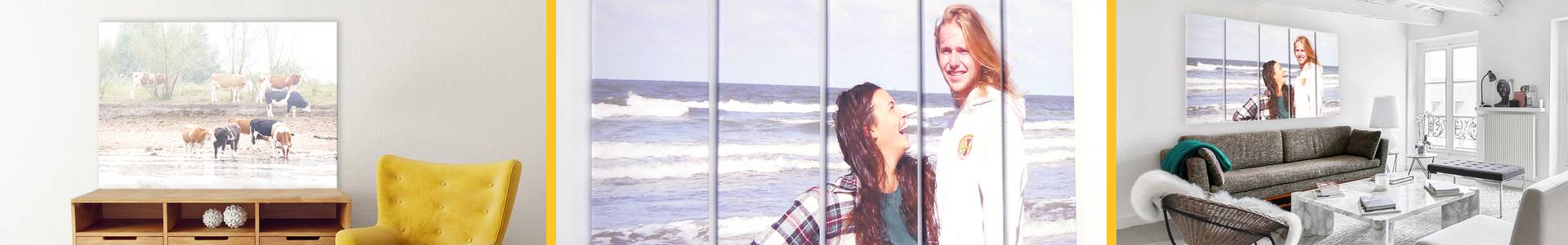 Canvasfoto met wissellijst